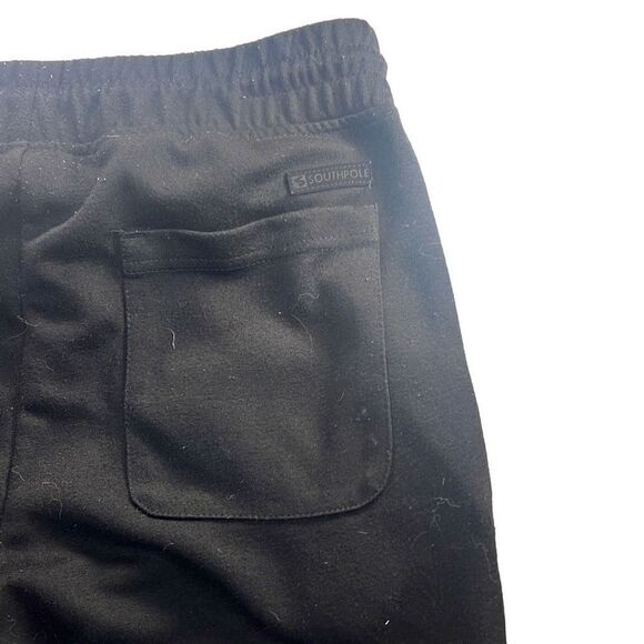South Pole Men’s Black Drawstring Waist Sweatpants Size Small - Picture 3 of 8